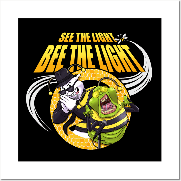 See the Light Bee the Light Wall Art by MotownBluesBusters